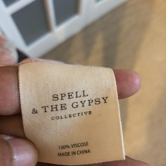 NWT Spell Cherry Blossom Kimono S no tie - Picture 3 of 5